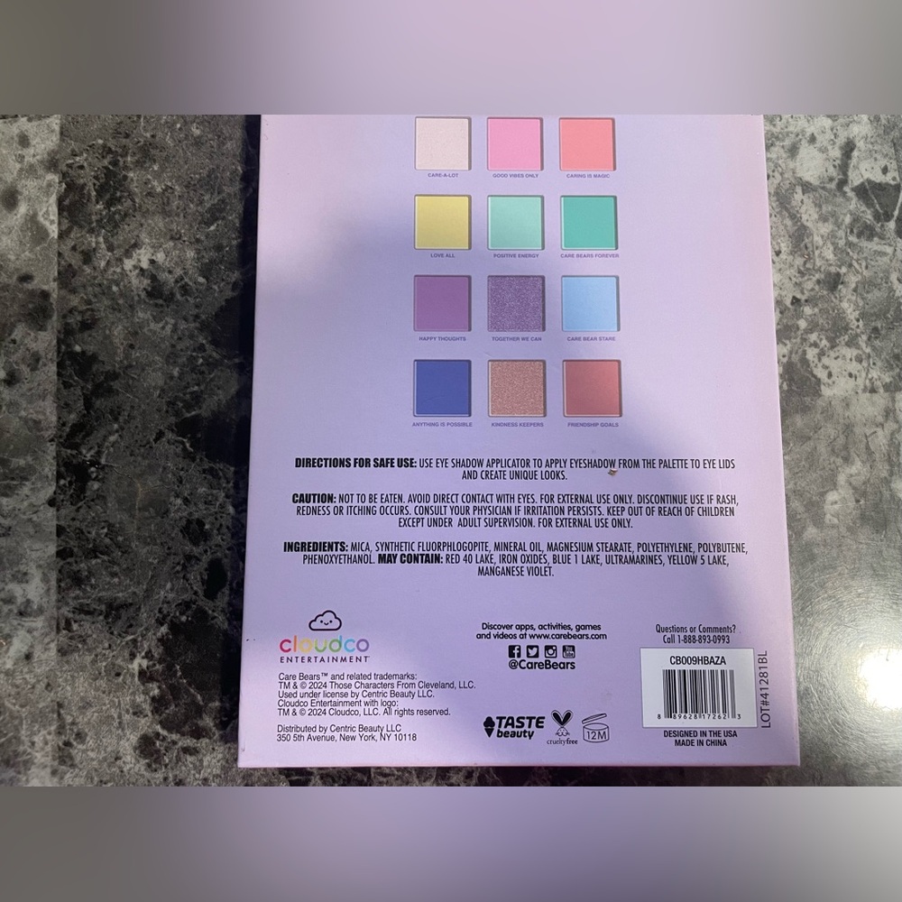 Beautiful Care Bears 12 Eyeshadow Palette - Picture 3 of 3